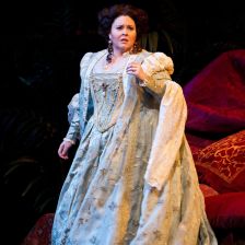 Soprano Angela Meade appears as Elvira in the Met's Ernani (photo: Marty Sohl/Metropolitan Opera) Soprano Angela Meade appears as Elvira in the Met's Ernani (photo: Marty Sohl/Me