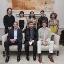 Bartholomew LaFollette (front centre) with his fellow finalists and judges (photo: Joshua Tucker) Decca and The Arts Club present inaugural Classical Music Award