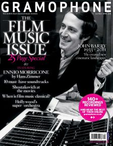 Gramophone April 2011: Film Music Special, on sale now Gramophone April 2011: Film Music Special, on sale now