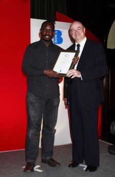 Jason Yarde receives the Contemporary Jazz Award from Sir Nicholas Kenyon Jason Yarde receives the Contemporary Jazz Award from Sir Nicholas Kenyon
