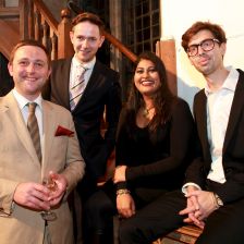 Jamie Walton, Iestyn Davies, Meeta Raval and Sam Okell at Wells (Photo: Anna Lytthgoe Jamie Walton, Iestyn Davies, Meeta Raval and Sam Okell (Photo: Anna Lytthgoe