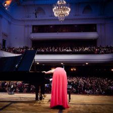 Korean pianist Soo Jung Ann takes a bow (photo: Bartek Sadowski and Wojciech Grendzinski / NIFC) Korean pianist Soo Jung Ann (photo: Sadowski and Grendzinski / NIFC)