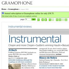 Gramophone launches digital edition Gramophone launches digital edition