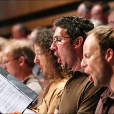 In fine voice - and health too: singers at the Southbank (photo: Sheila Burnett) In fine voice - and health too: singers at the Southbank (photo: Sheila Burnett)