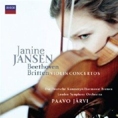 Janine Jansen plays Beethoven and Britten (Decca) Janine Jansen plays Beethoven and Britten (Decca)